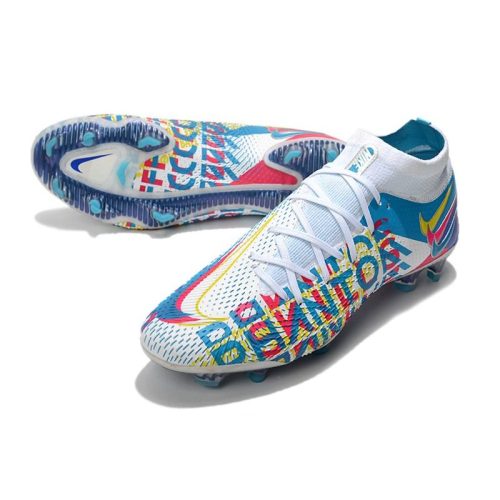 fodboldstøvler Nike Phantom Generative Texture Elite DF FG 3D - Blå Pink Gul_5.jpg